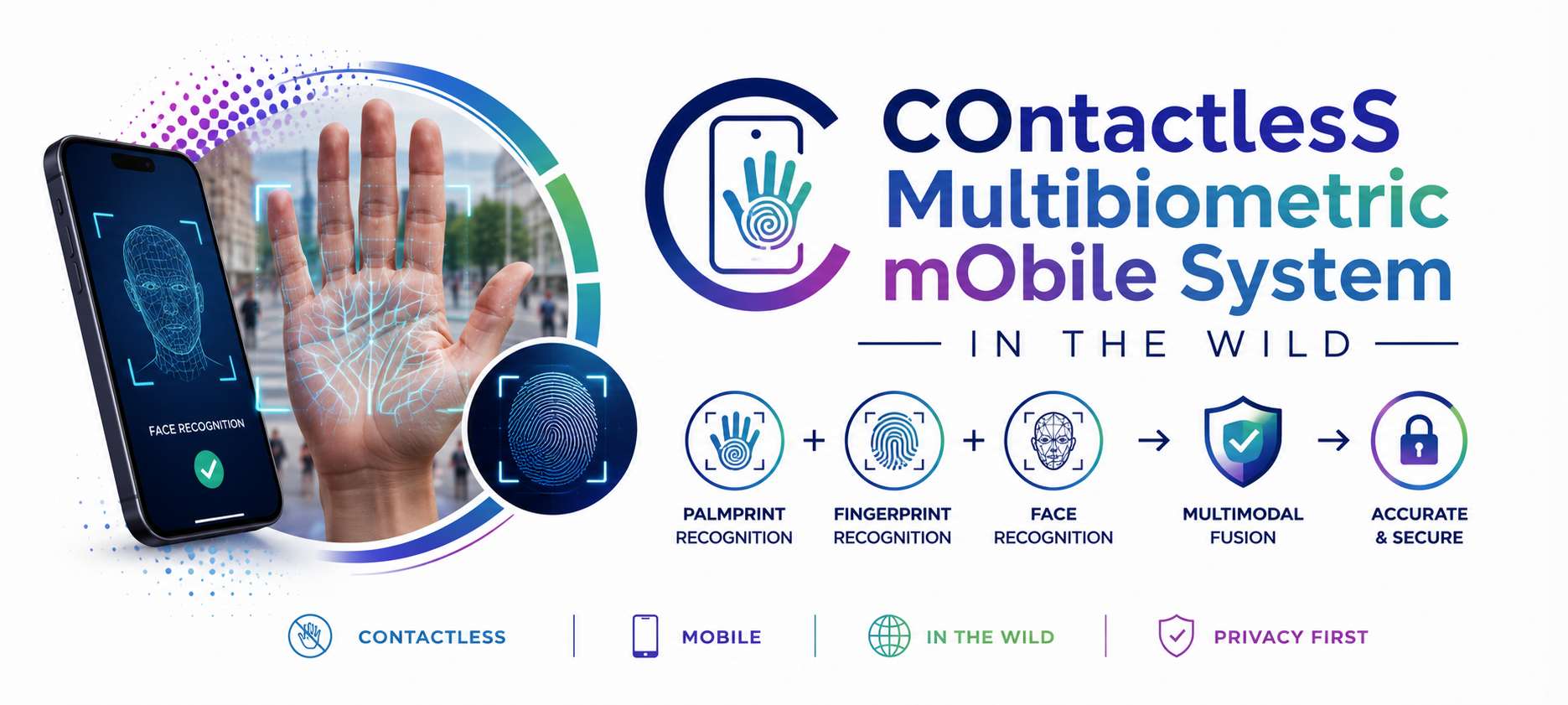 COntactlesS Multibiometric mObile System in the wild logo
