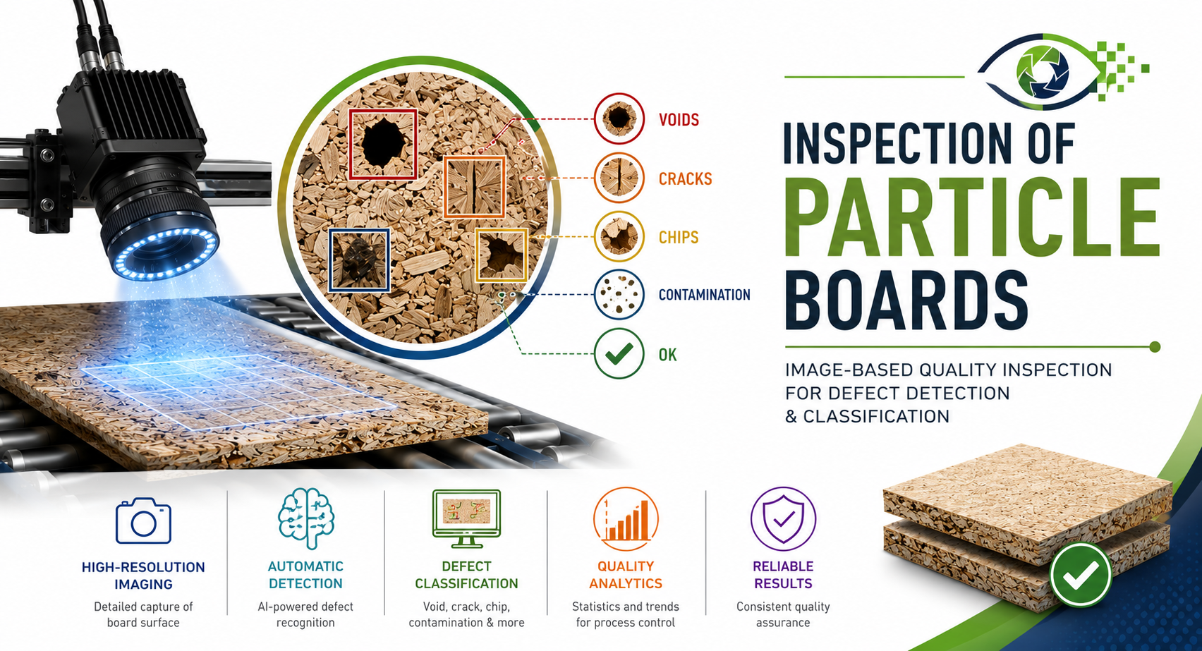 Inspection of Particle Boards logo