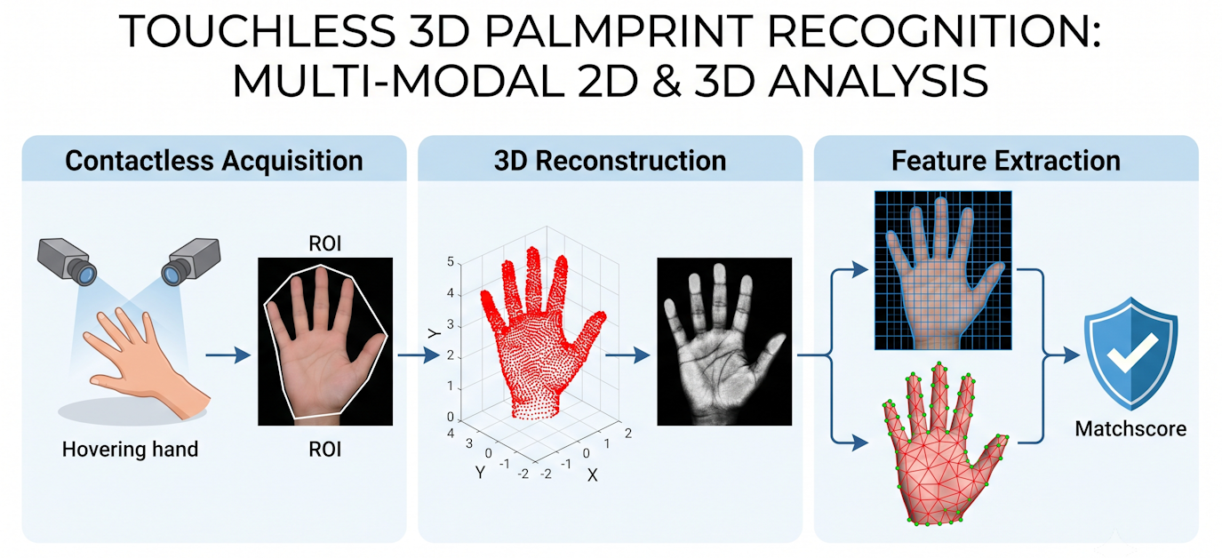 Touchless 3D Palmprint Recognition logo